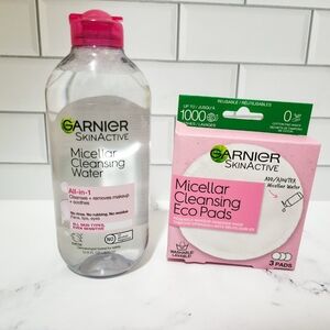 Garnier Micellar Cleansing Water & Micellae Cleansing Eco Pads